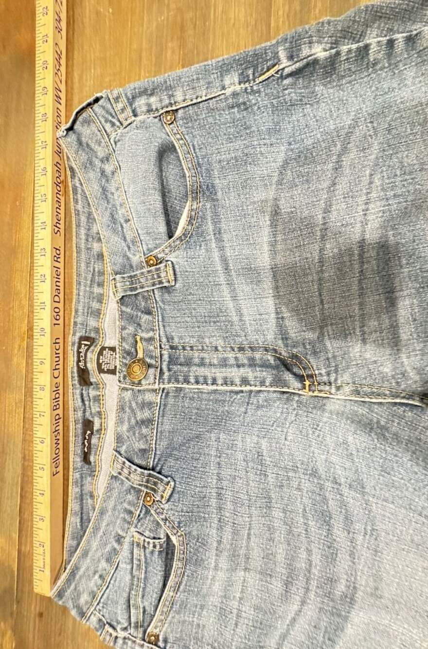 Ana Denim Crop Jeans Size 16W Blue Cotton Blend